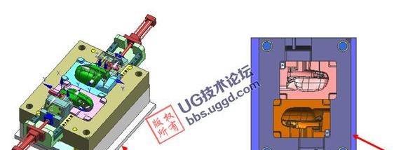 一款汽車后視鏡產品的模具結構分享